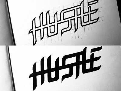 Hustle Logo challenge daily dailylogochallenge hustle logo logo design