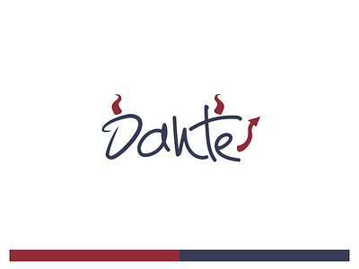 Dante "Devil" branding logo logomaker signature textlogo