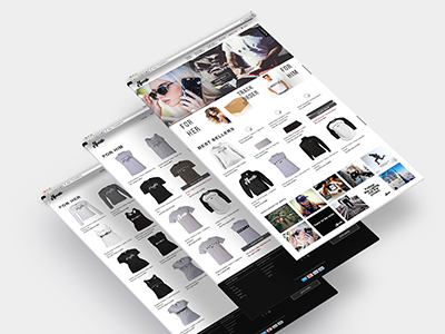 Redesign of HustleHat Ecommerce Store digital develop ecommerce ecommerce store design shopify shopify store ui ux web design