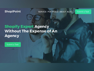 New Brand Design for ShopiPoint one of our friend agency agency landing page agency website landing page landing page design shopify shopify expert ui design ux design