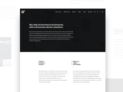 Capabilities of Digital Develop agency capabilities capabilities design ecommerce agency service service page design ui design ux design web design studio