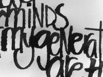 ruling pen madness hand lettering lettering