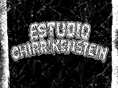 Estudio Chirrikenstein SLIME LOGO 80´s estudiochirrikenstein illustration lettering logo slime texture