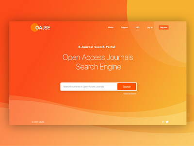 Open Access Journals Search Engine engine gradient orange search search engine