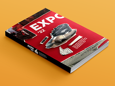 EXPO '22 (Handcrafting book cover) architecture art director book craft handcraft