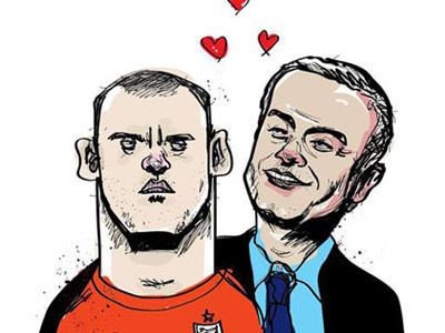 Rooney and Mourinho