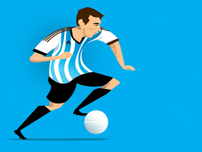 Lionel Messi illustration argentina barcelona football illustration lionel messi soccer vector world cup