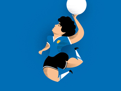 Diego Maradona illustration