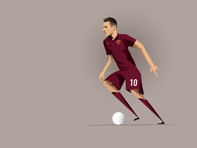 Francesco Totti illustration as roma football francesco totti illustration italy roma soccer totti vector