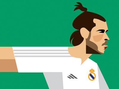 Gareth Bale WIP football gareth bale illustration real madrid soccer vector wales