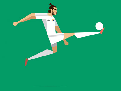 Gareth Bale WIP football gareth bale illustration real madrid soccer vector wales