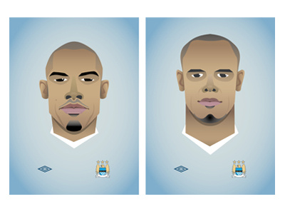 Manchester City portraits football illustration manchester city mcfc portrait poster vector