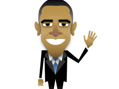 Well done President Barack Obama!!! barack obama character election illustration illustrator president usa vector