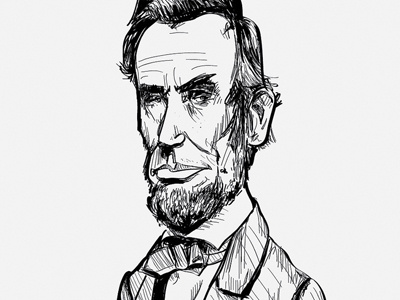 Abraham Lincoln abraham lincoln drawing ink president sketch usa wacom