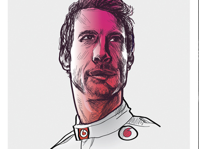Jenson Button portrait