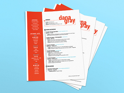 Resume Design design layout resume