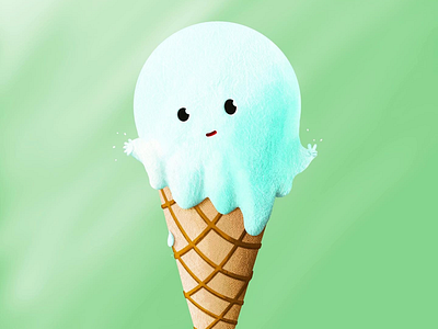 I’ve cream character cute