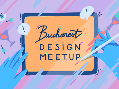 Bucharest Design Meetup Illustration