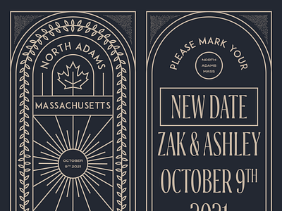 New Save the Dates illustration invitation lineart print design save the date vector
