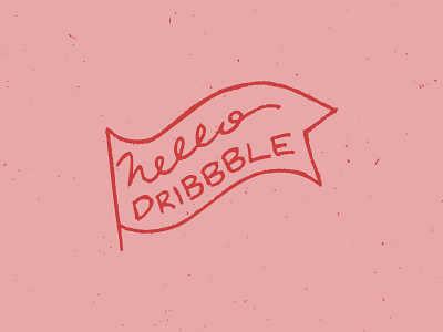 Hey Hey Dribbble! cursive design handmade letter lettering type
