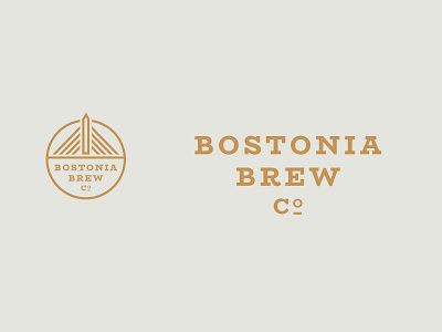 Bostonia Brew Co. boston branding brewery logo
