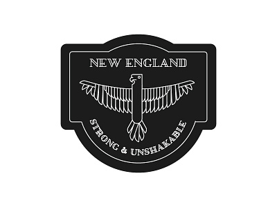 New England Hawk boston designer hawk illustration logo mark new england