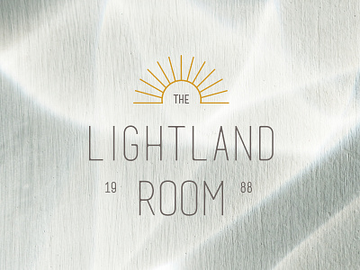 The Lightland Room boston designer branding logo mark visual identity