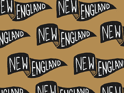 New England flag illustration new egland