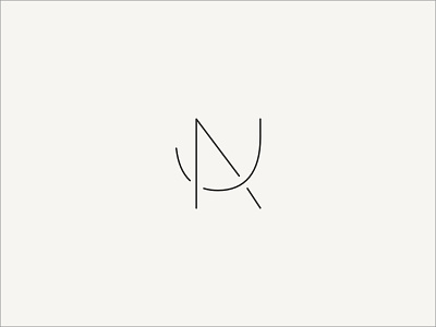 Monogram - Design Studio Nu logo mark monogram