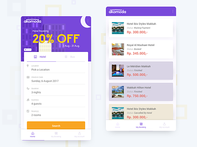 Hotel Booking App app design booking hotel hotel search icon design ui design