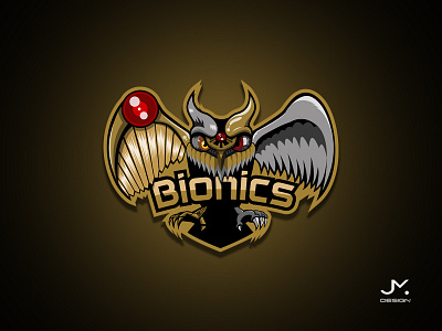 Bionics bionics brand csgo cyber design esport gaming gold graphic mascot owl technology