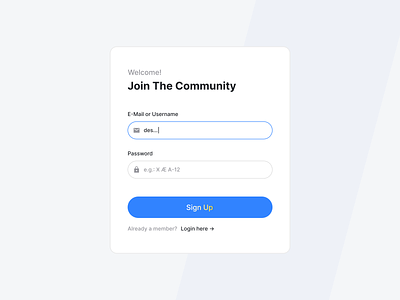 React Playground – Sign Up Screen 🔑 account dailyui desktop elon musk github log in mars react register sign up spacex ui ux welcome