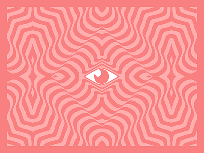Eye eye illusion pattern repeat waves