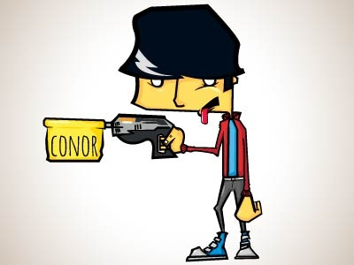 Conor Character Design character design illustration vector