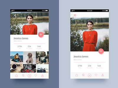 Daily UI #006 User profile daily ui user profile