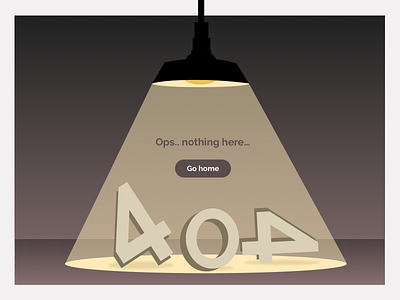 Daily UI #008 404 page 404 page daily ui error error page