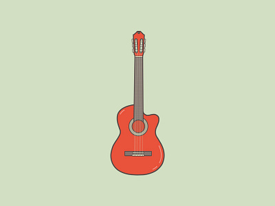 Vintage Guitar Icon