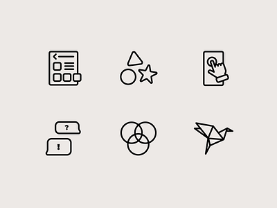 Coursework icons color studies icon set icons interface design prototyping ui usability testing user research visual communication