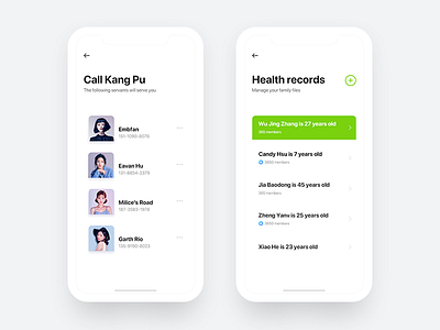 APP design 036 app apple call health list medical