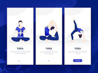 APP design 041 app iphone x movement yoga