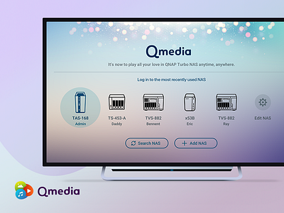 Qmedia androidtv tvui