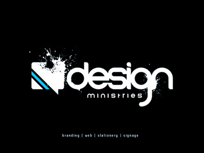 Design Ministries Logo [Black] black design ministries logo