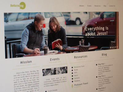 reforming.org.au church ministry website