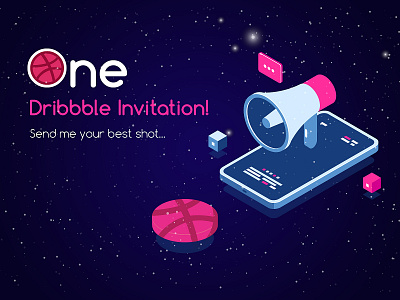 1 Dribbble Invitation