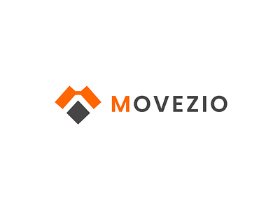 Movezio / Branding / M Letter branding creaitve karthik logo design orange packers and movers trend ui usability ux