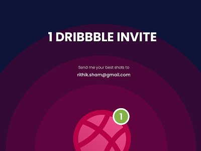 1 Dribbble Invitation best work creative dribbble invite friends good luck invitation karthik one trend ux winner