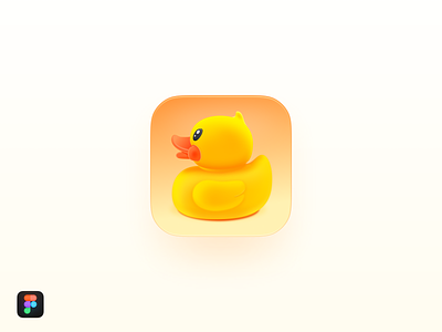 Duck Icon big sur icon illustration mac os os x painting skeuomorphism smartisan ui zklm0000