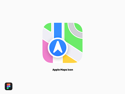 Apple Maps icon design download free icon ios ios 15 mac os os x photoshop ui zklm0000