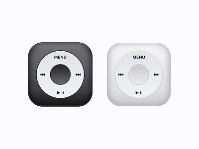 iPod Icons apple design icon illustration ipod mac os photoshop skeuomorphism ui zklm0000