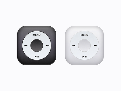 iPod Icons apple design icon illustration ipod mac os photoshop skeuomorphism ui zklm0000
